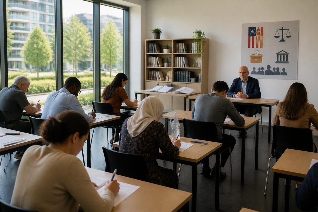 tout savoir sur l'examen civique pour la naturalisation : comment s'inscrire, le contenu de l'épreuve et les meilleures méthodes pour bien réviser.