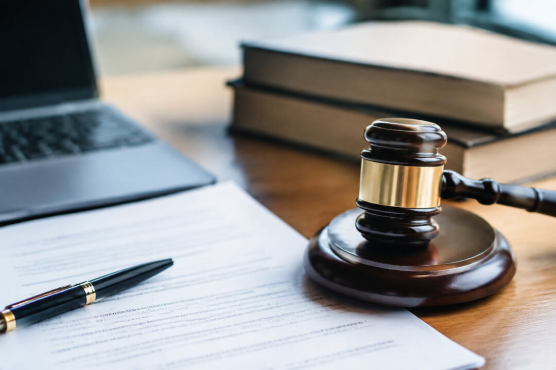 Bulletin de casier judiciaire posé sur un bureau à côté d'un stylo